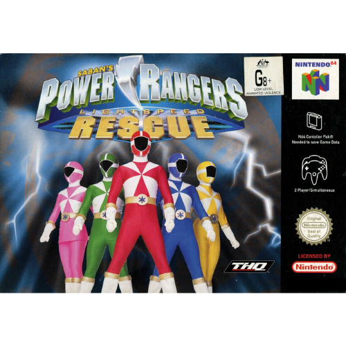 Power rangers lightspeed shop rescue nintendo 64