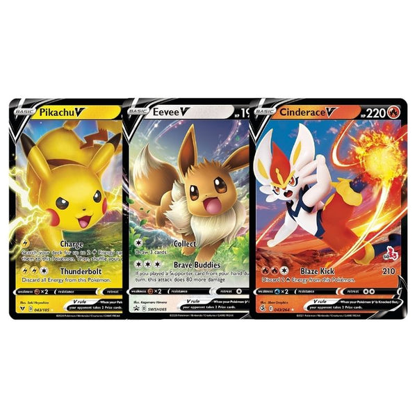 Pokémon TCG's Battle Academy box gets a 2022 update with Pikachu, Eevee and  Cinderace decks and Pokémon V cards