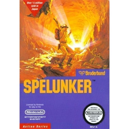 Spelunker nes sales