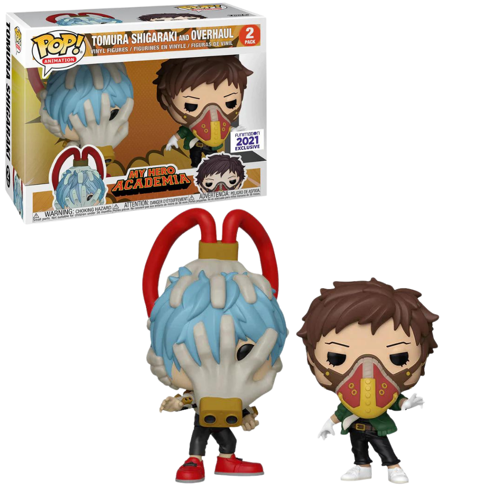 Signed Tomura Shigaraki and Overhaul 2-pack Funko selling Pop!