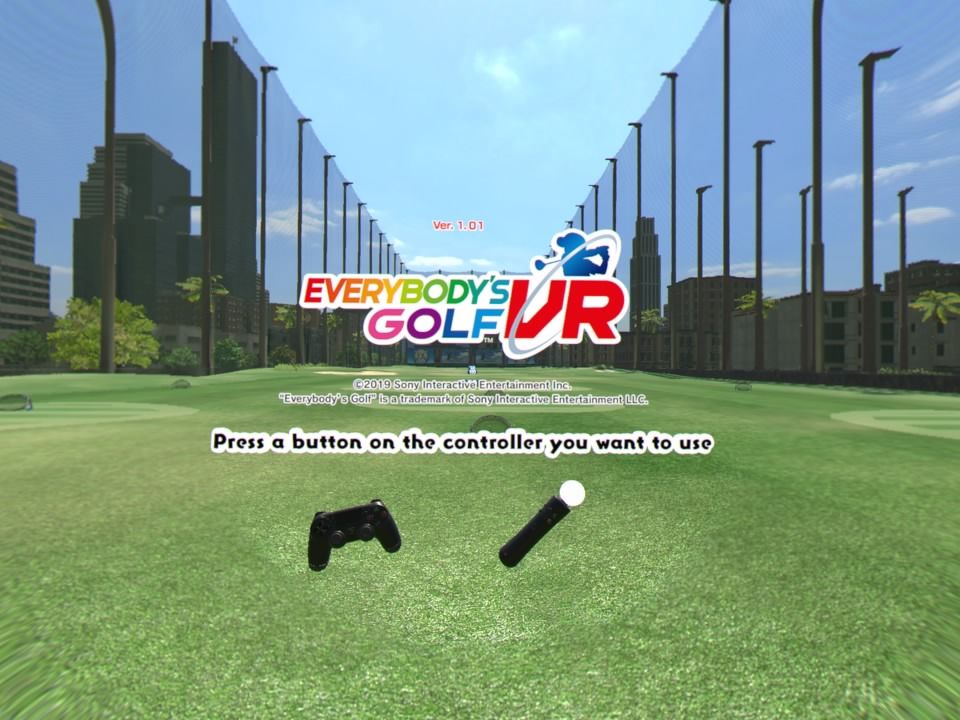 Everybody's golf store vr ps4 game