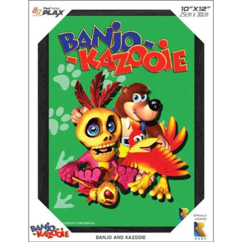 Banjo-Kazooie Plax Lenticular Framed Print