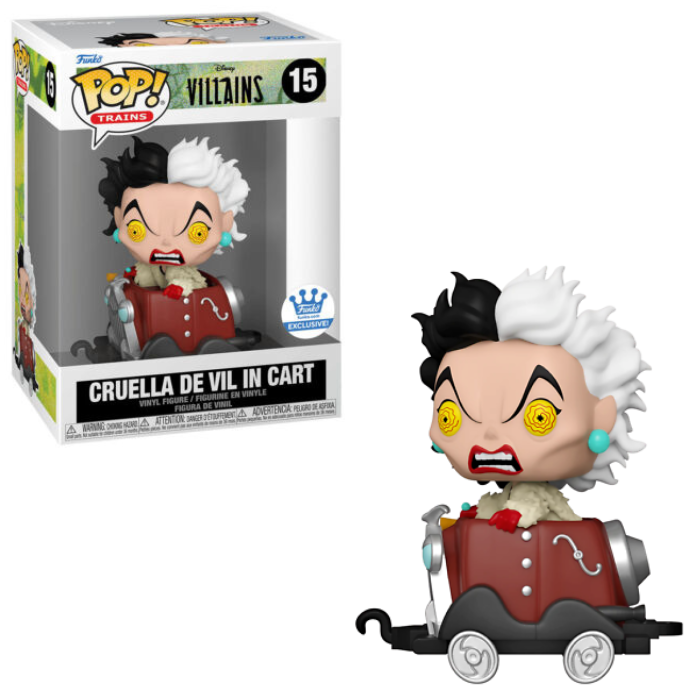 Funko Pop Disney Villains - Cruella De Vil In Cart Funko Shop EX