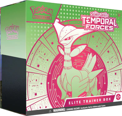 Pokemon TCG: Scarlet & Violet Temporal Forces Elite Trainer Box - Iron Leaves