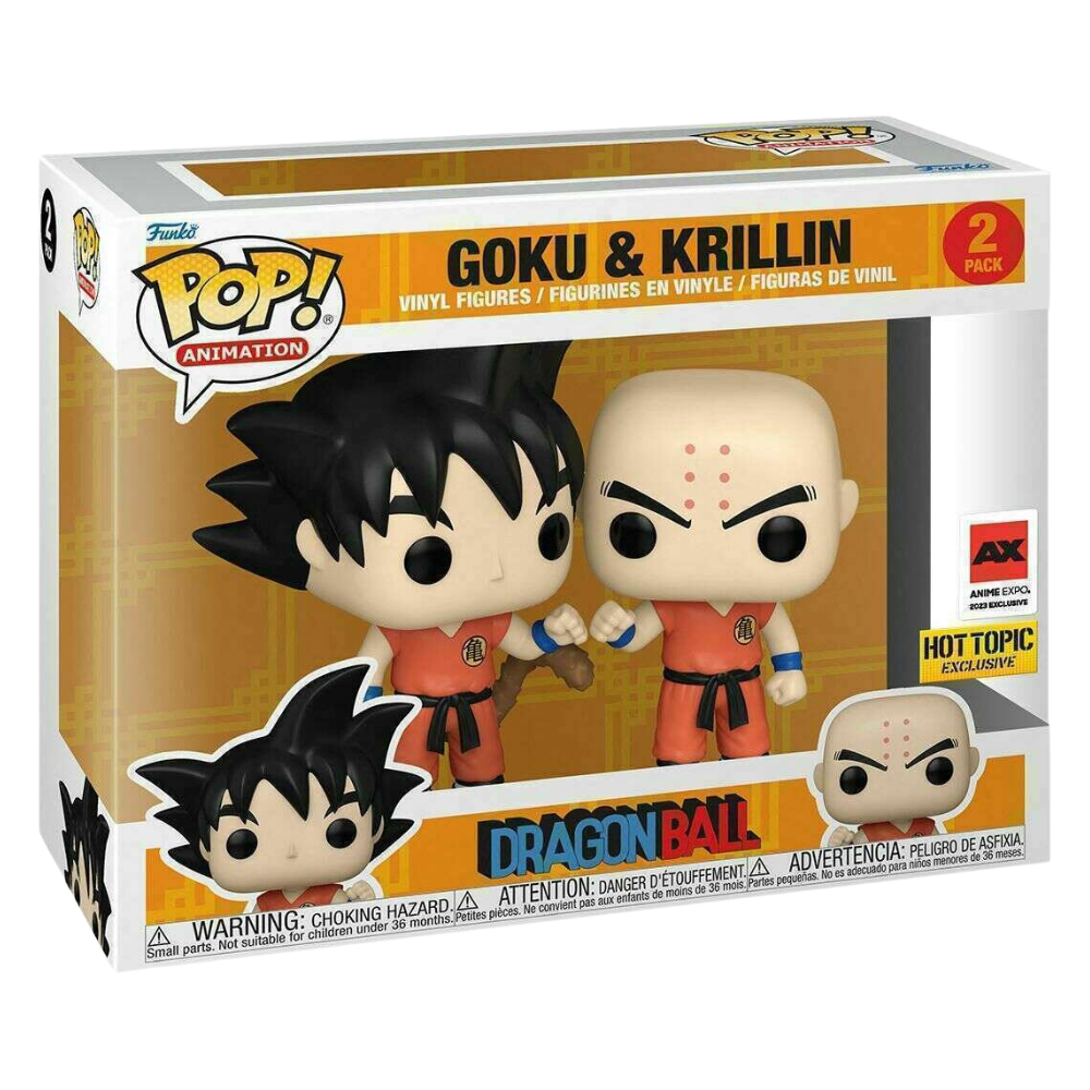 Funko Pop Dragon Ball - Goku & Krillin 2-Pk HT Anime Expo EX