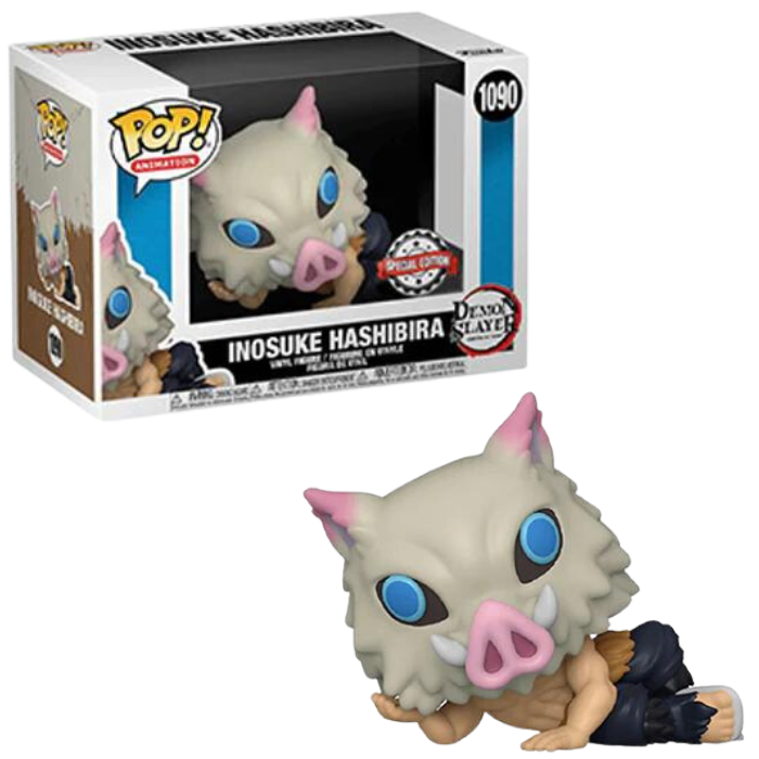 Funko Pop Demon Slayer - Inosuke Hashibira Lounging In Mask Special Edition EX