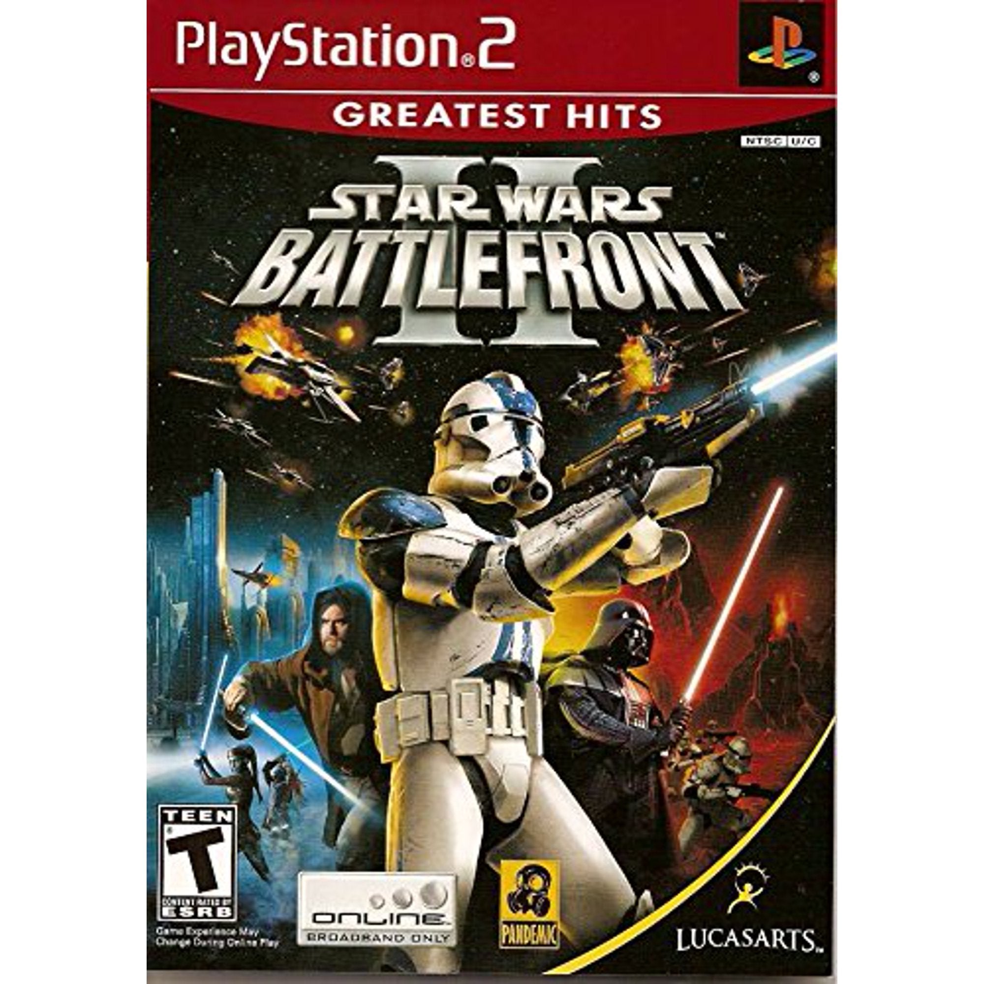  Star Wars: Battlefront 2 Greatest Hits for Sony PS2 : Video  Games