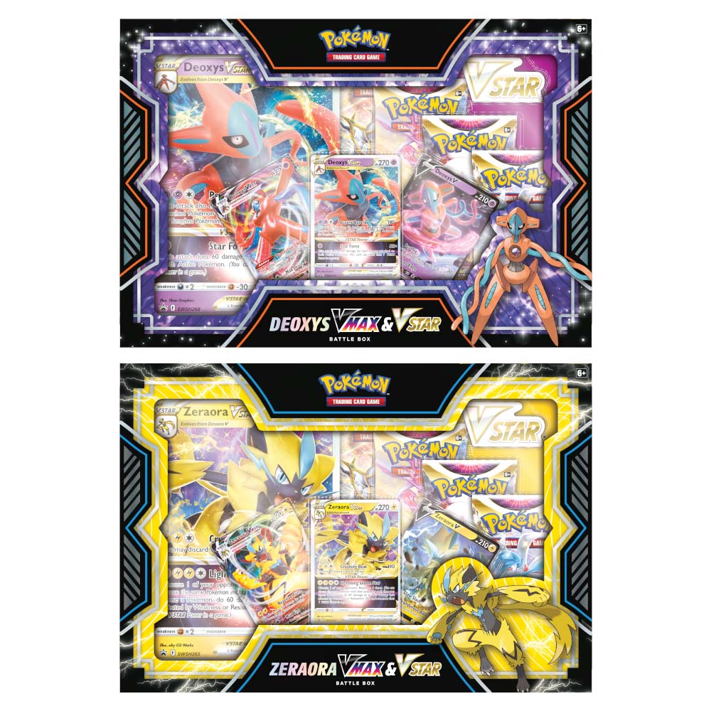 Pokemon TCG: Deoxys/ Zeraora VMAX & VSTAR Battle Box