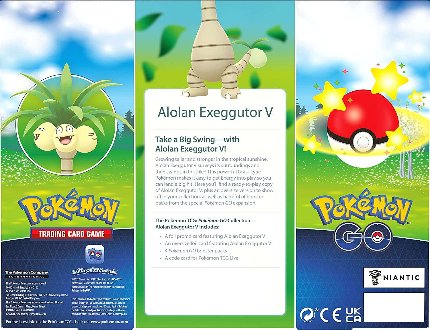 Pokemon TCG: Pokemon GO Collection - Alolan Exeggutor V