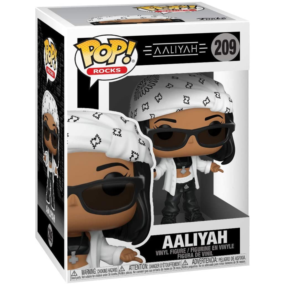 Funko Pop Rocks Aaliyah - Aaliyah (Bandana & Glasses)