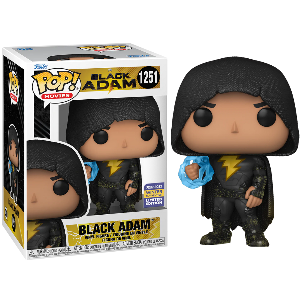 Funko Pop Black Adam - Black Adam (Cloak) 2022 Winter Convention EX