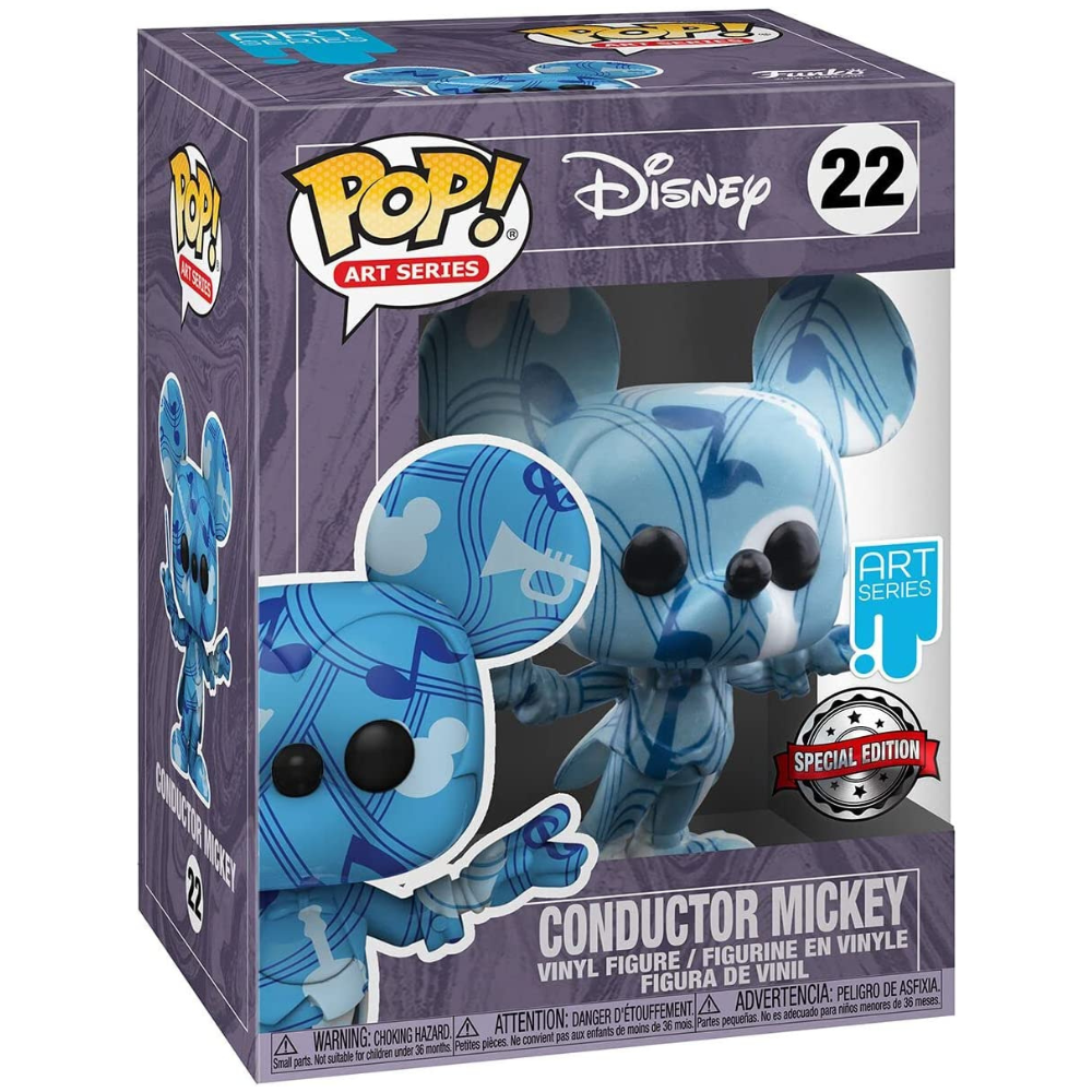 Funko Pop Disney - Conductor Mickey (Art Series) Special Edition EX [Hardstack]