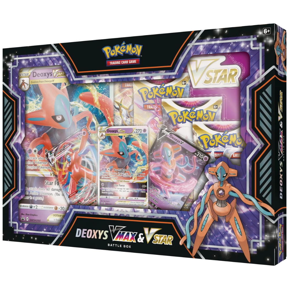 Pokemon TCG: Deoxys/ Zeraora VMAX & VSTAR Battle Box