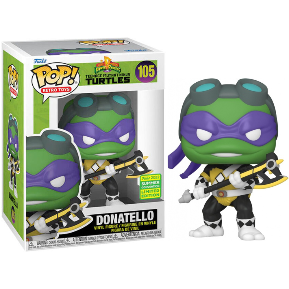 Funko Pop Power Rangers x TMNT - Donatello Summer Convention EX 2022