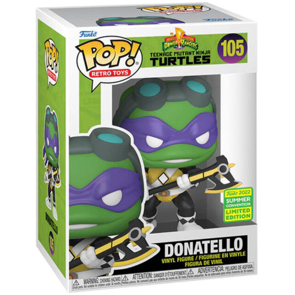 Funko Pop Power Rangers x TMNT - Donatello Summer Convention EX 2022