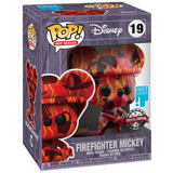 Funko Pop Disney - Firefighter Mickey (Art Series) Special Edition EX [Hardstack]