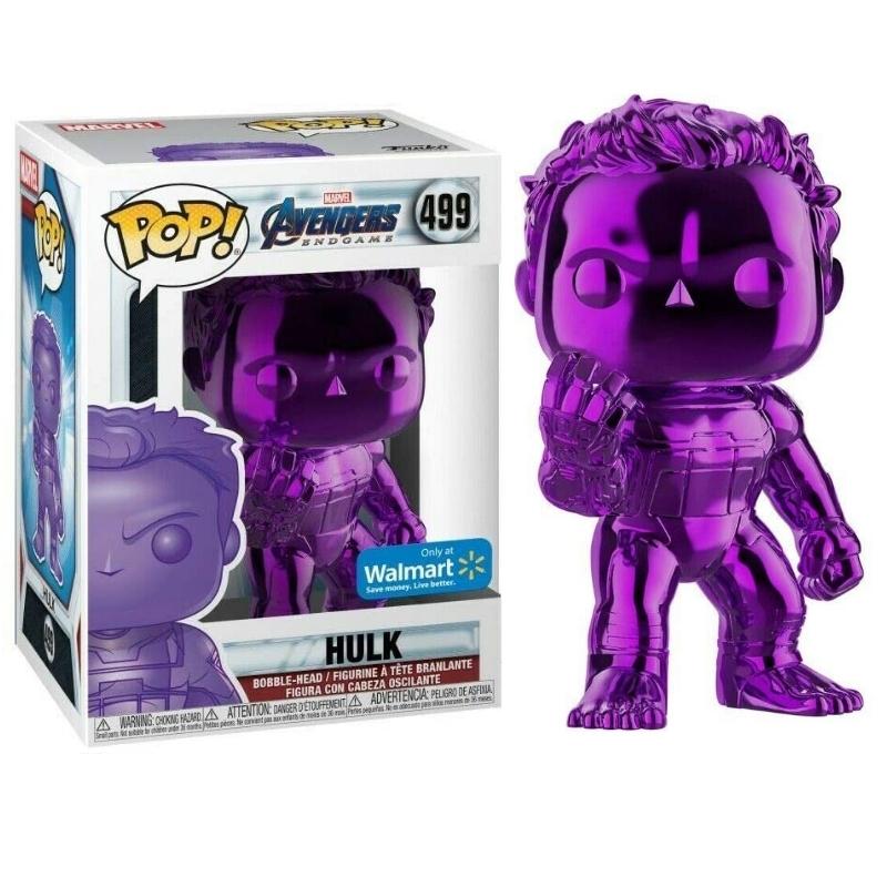 Funko Pop Avengers Endgame - Hulk Purple Chrome Walmart Exclusive