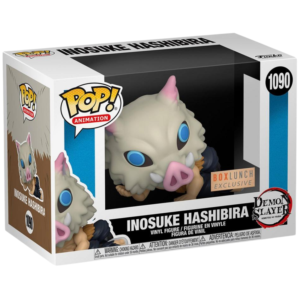 Funko Pop Demon Slayer - Inosuke Hashibira Lounging In Mask BoxLunch EX