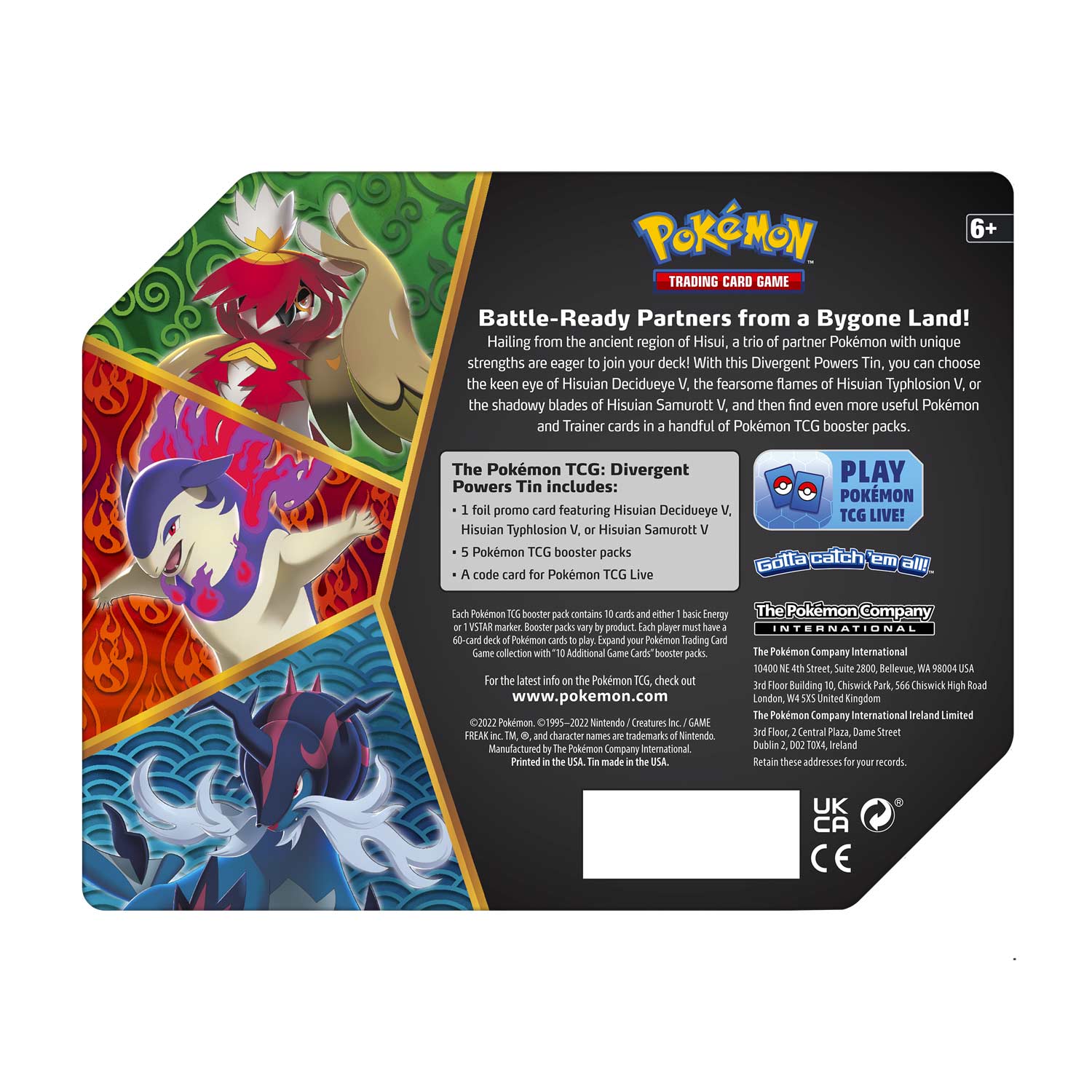 Pokemon Divergent Powers Tin