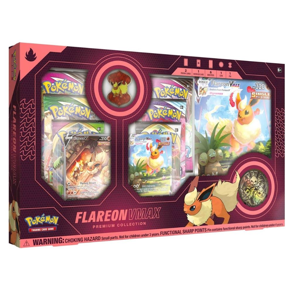 Pokemon TCG: Flareon Vmax Premium Collection