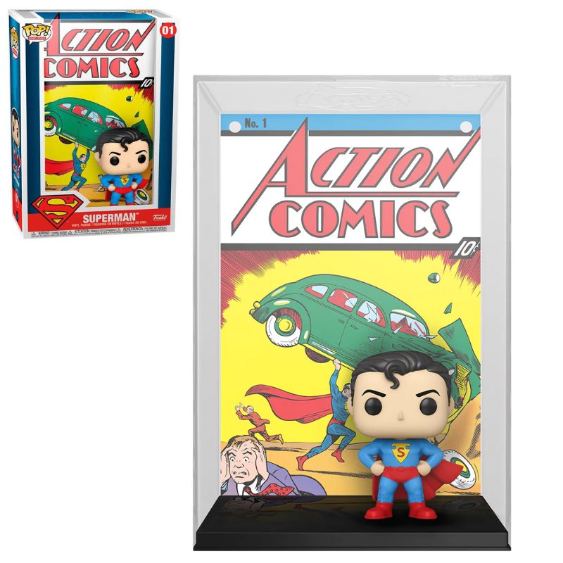 Funko Pop Comic Cover w/ Protector - DC Comics Superman