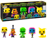 Funko Pop The Nightmare Before Christmas - Jack/ Mayor/ Oogie Boogie/ Sally/ Zero 5-Pack (Black Light) Walmart EX