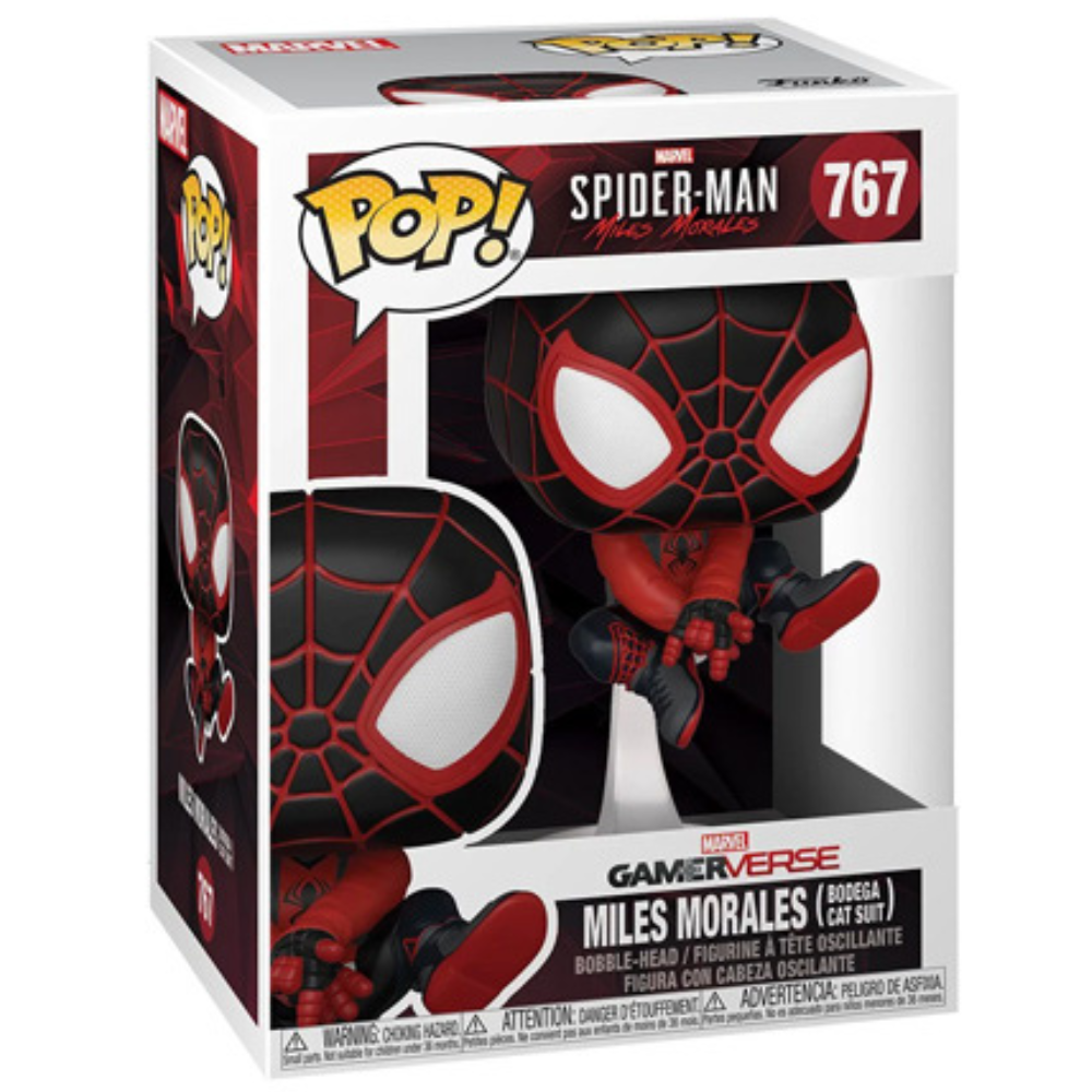 Funko Pop Marvel Spider-Man: Mile Morales - Miles Morales (Bodega Cat Suit)