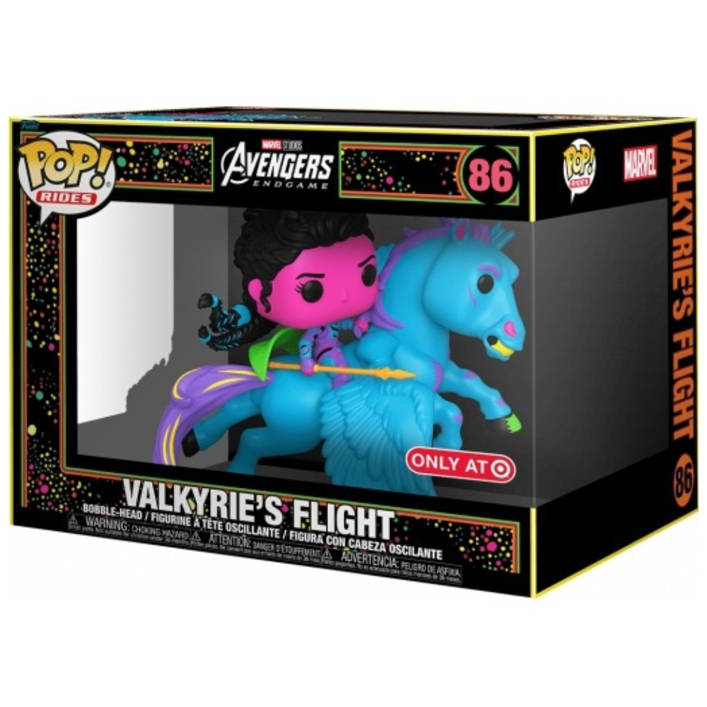 Funko Pop Rides Avengers Endgame - Valkyrie's Flight Blacklight