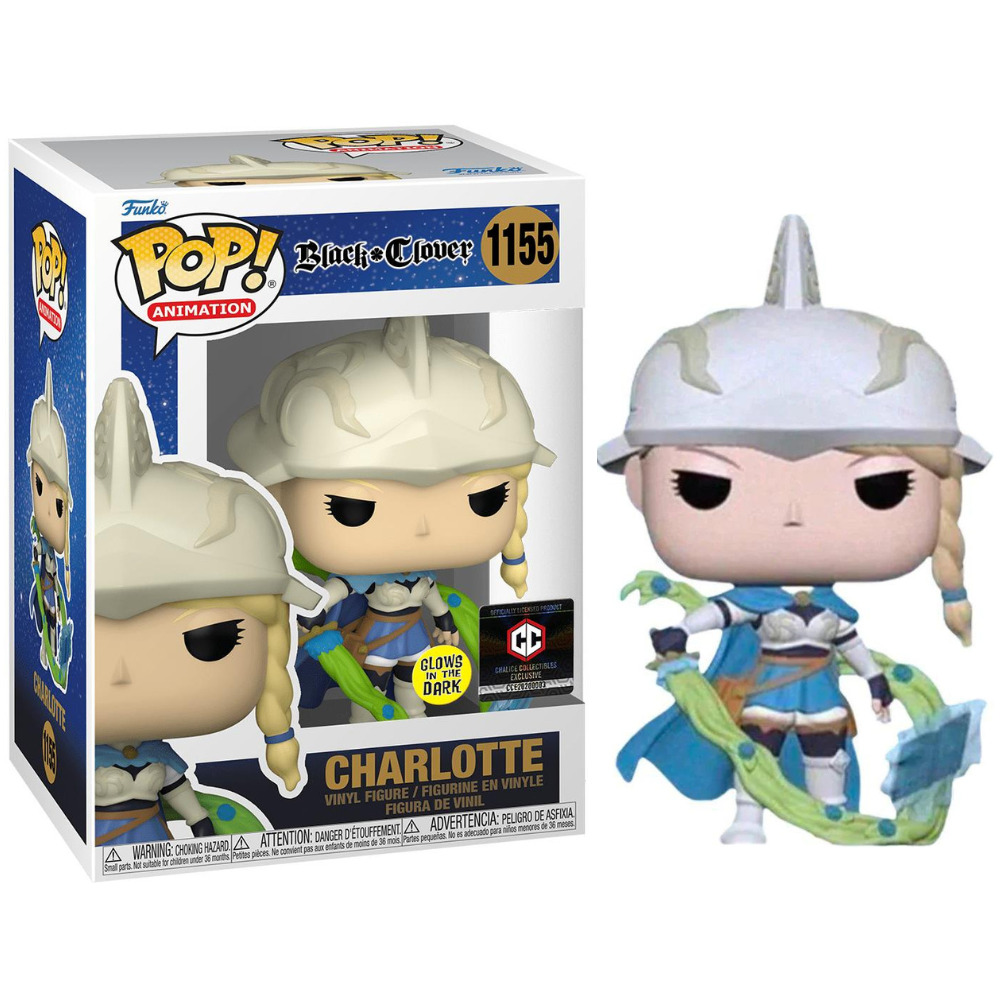 Funko Pop Black Clover - Charlotte (GITD) Chalice Collectibles EX