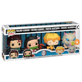 Funko Pop Demon Slayer - Tanjiro/ Nezuko/ Inosuke/ Zenitsu GITD 4-Pack Crunchyroll EX