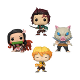 Funko Pop Demon Slayer - Tanjiro/ Nezuko/ Inosuke/ Zenitsu GITD 4-Pack Crunchyroll EX