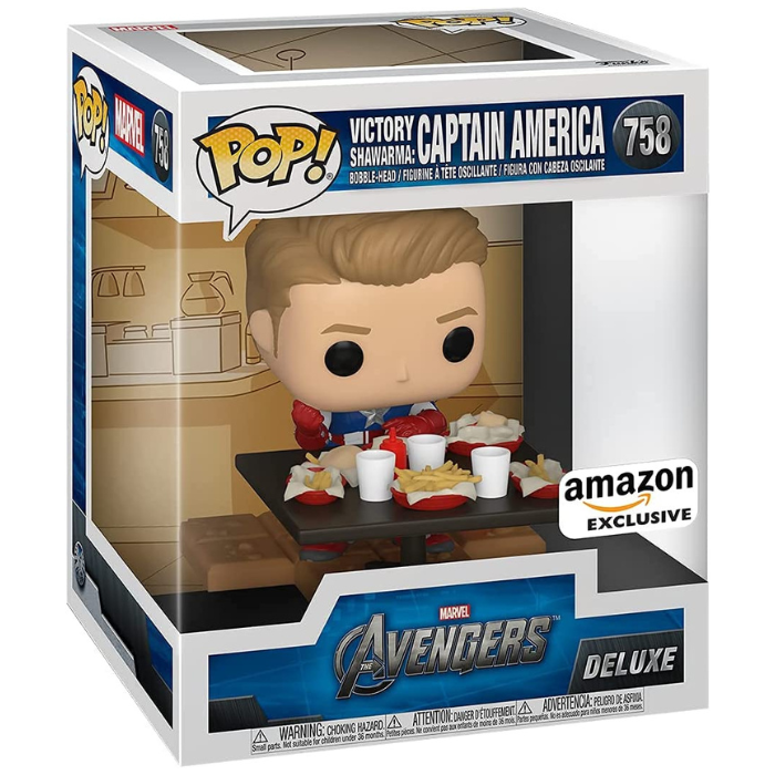 Funko Pop Marvel Avengers - Victory Shawarma Captain America Amazon EX