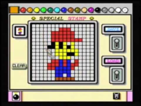 Mario hot sale paint game