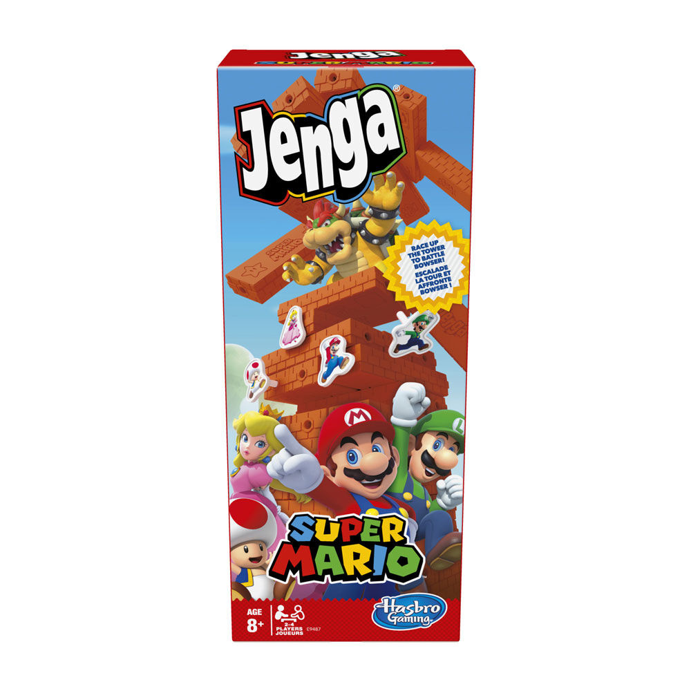 Jenga: Super Mario Edition Game [Block Stacking Tower Game]