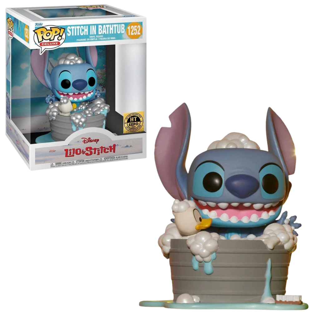 Funko Pop! Disney: Lilo & Stitch - Deluxe Stitch In Bathtub (Expo