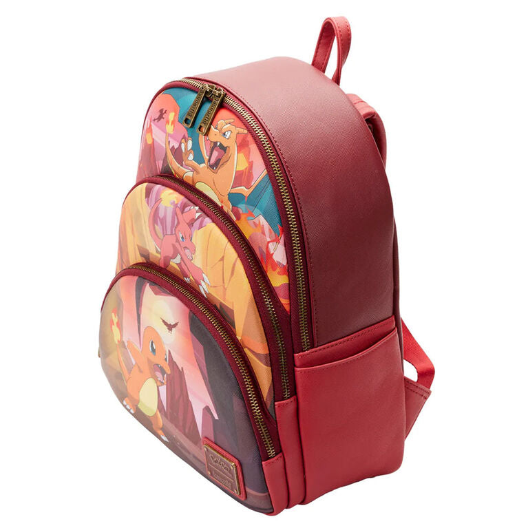 Loungefly Pokemon Charmander Evolutions Mini Backpack