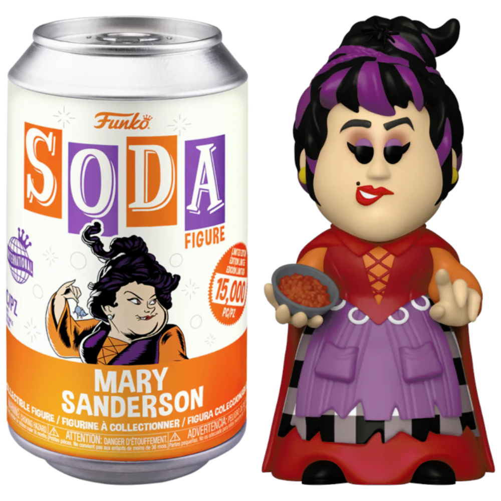 Funko Pop Soda Can Vinyl Figure - Hocus Pocus Mary Sanderson