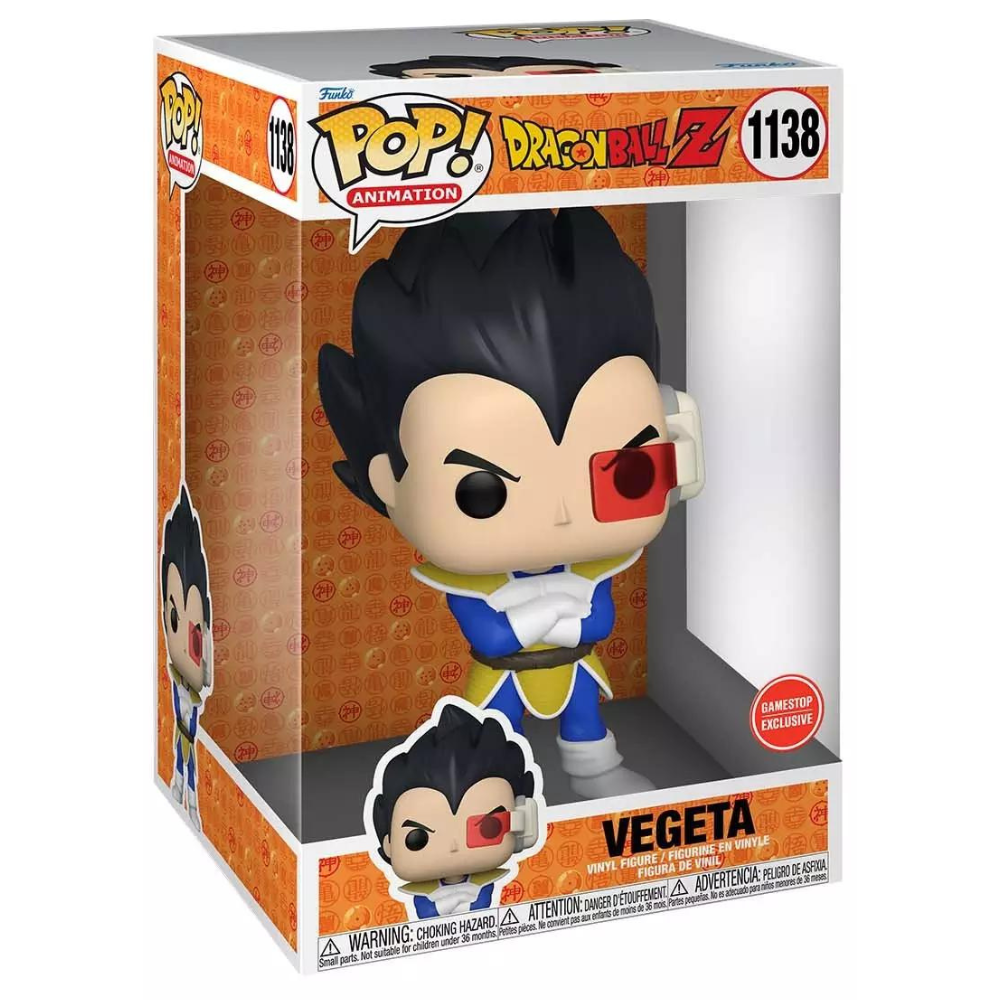 Funko Pop Dragon Ball Z - 10" Jumbo Vegeta Gamestop EX