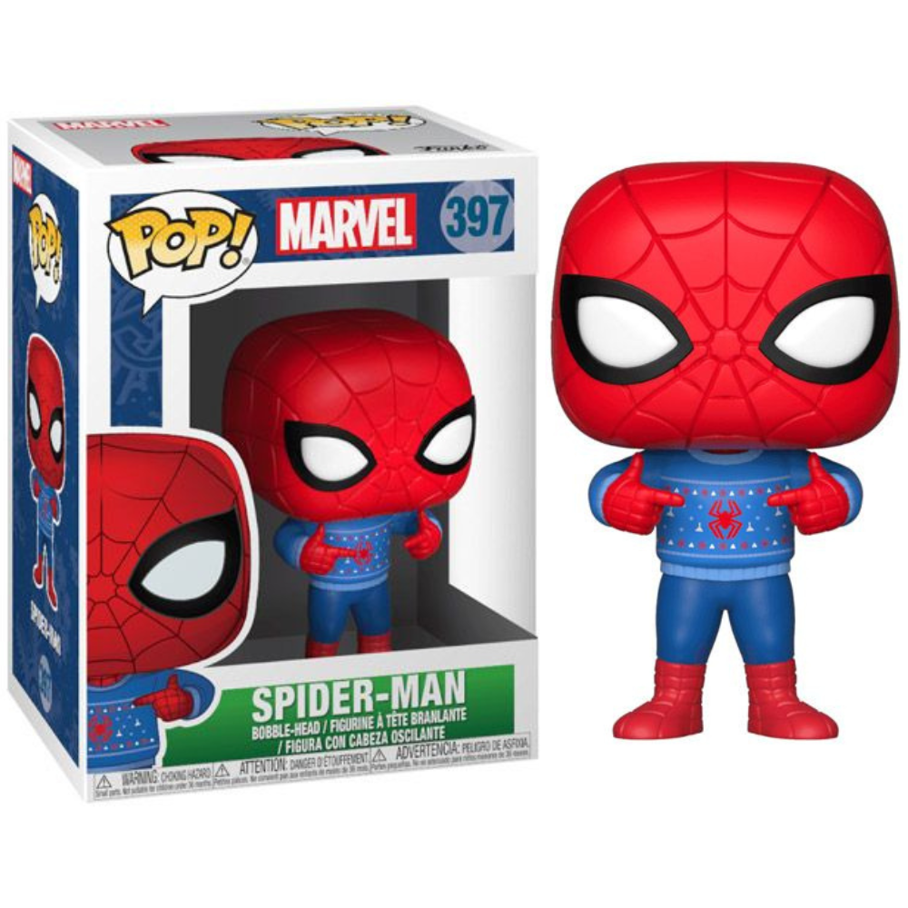 Funko Pop Marvel Spider-Man (Ugly Sweater)