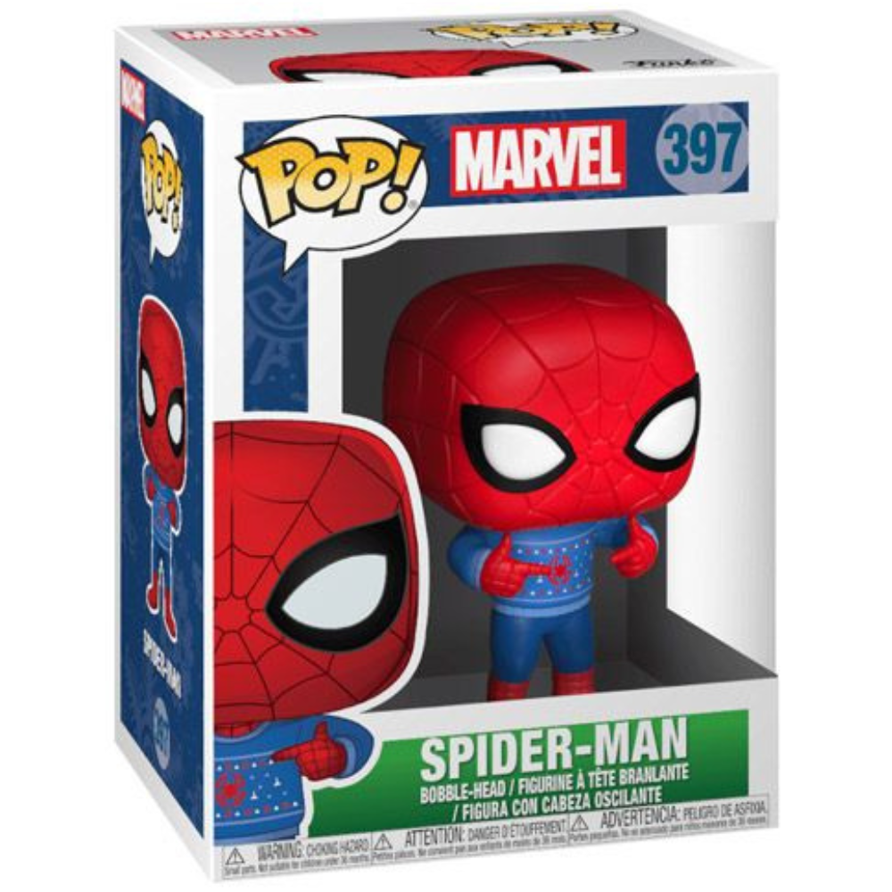 Funko Pop Marvel Spider-Man (Ugly Sweater)