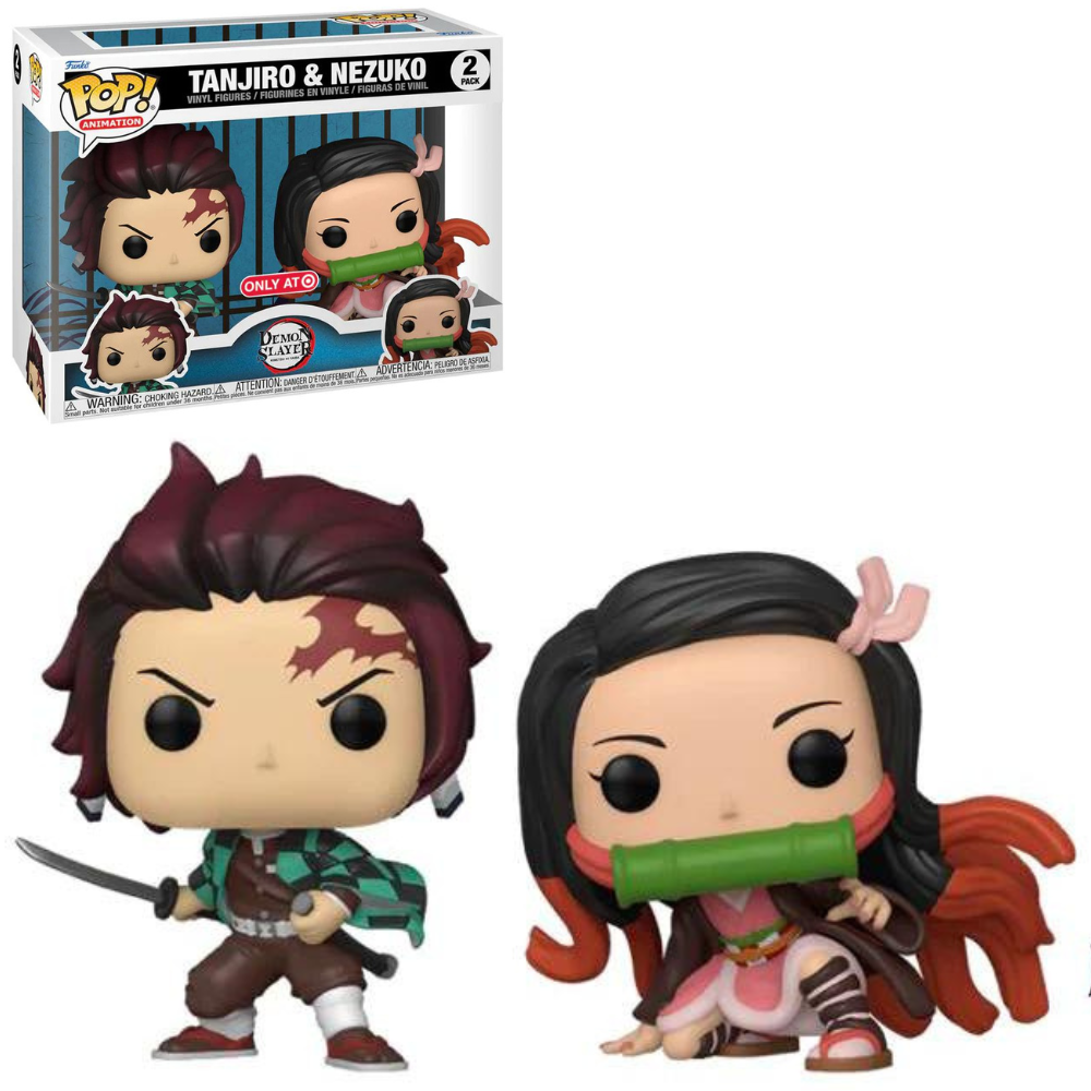 Funko Pop Demon Slayer - Tanjiro & Nezuko 2-Pack Target EX