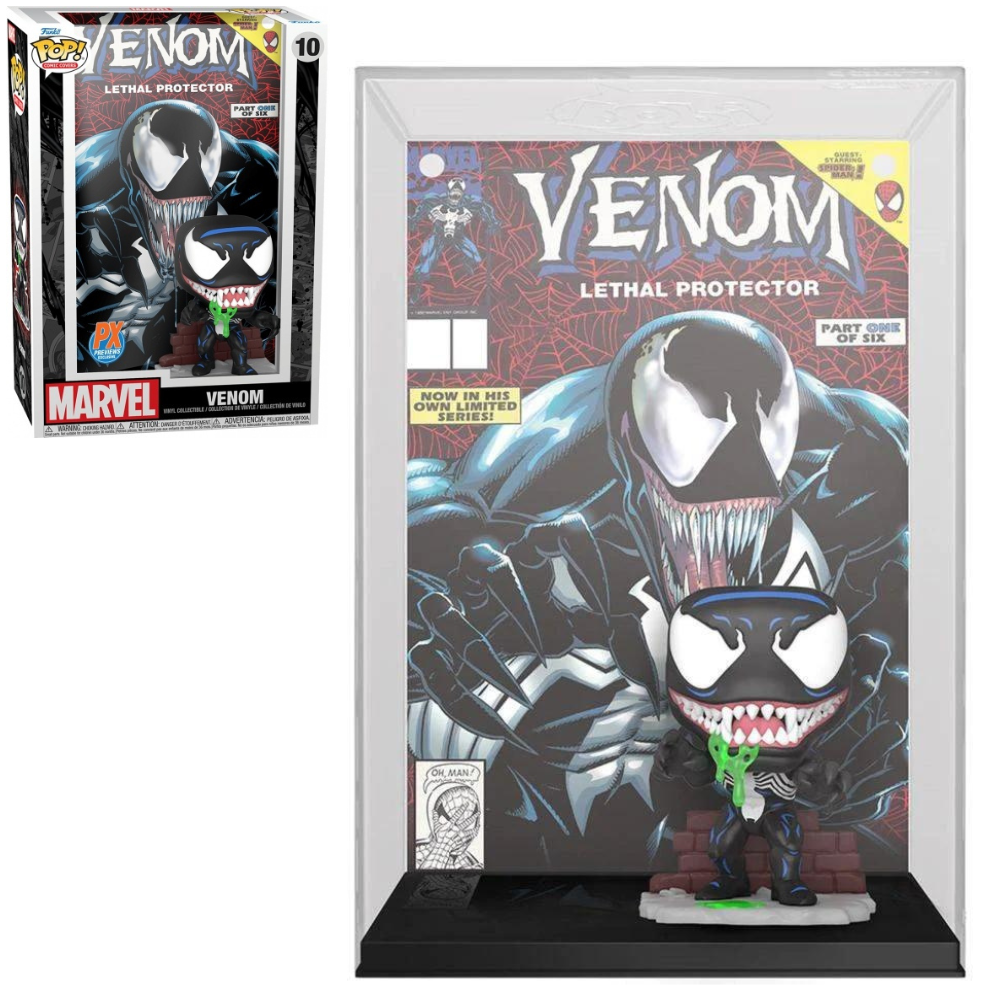 Funko Pop Comic Cover w/ Protector - Marvel Comics Venom Lethal Protector