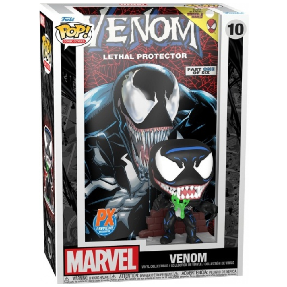 Funko Pop Comic Cover w/ Protector - Marvel Comics Venom Lethal Protector