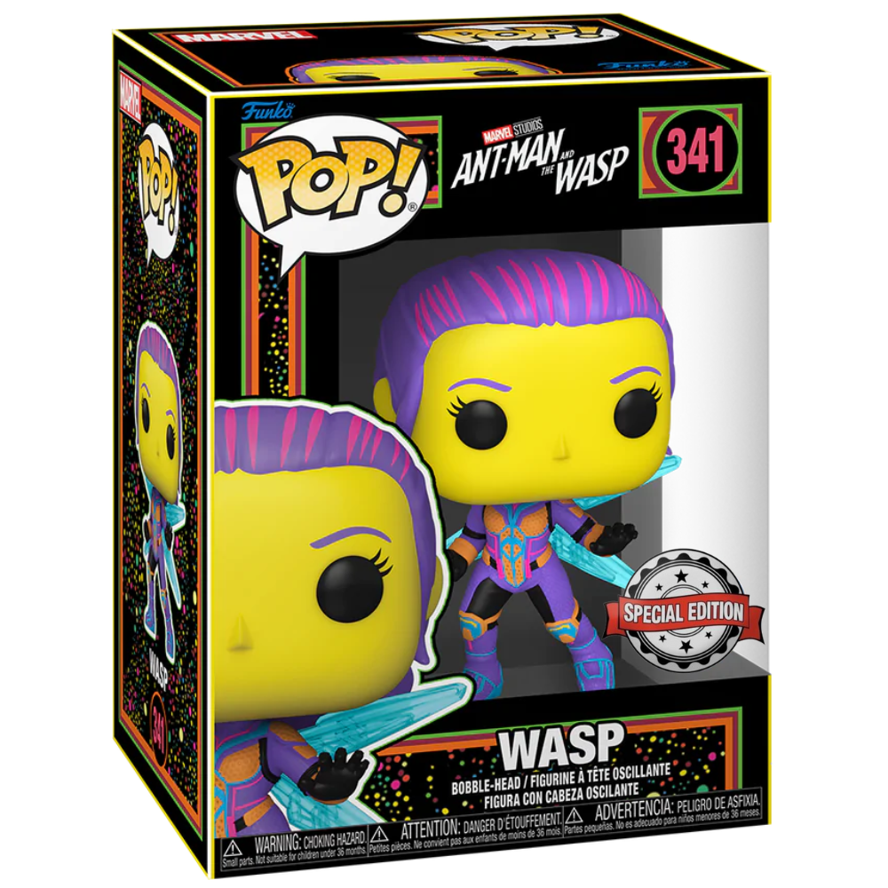 Funko Pop Marvel Ant-Man & The Wasp - Wasp Special Edition EX (Blacklight)