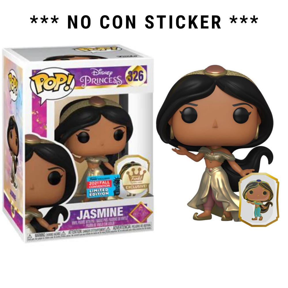 Funko Pop Disney Princess - Ultimate Princess Jasmine w/ Pin EX